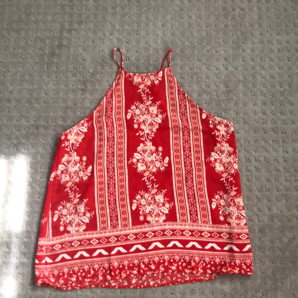 High Neckline Sleeveless Top